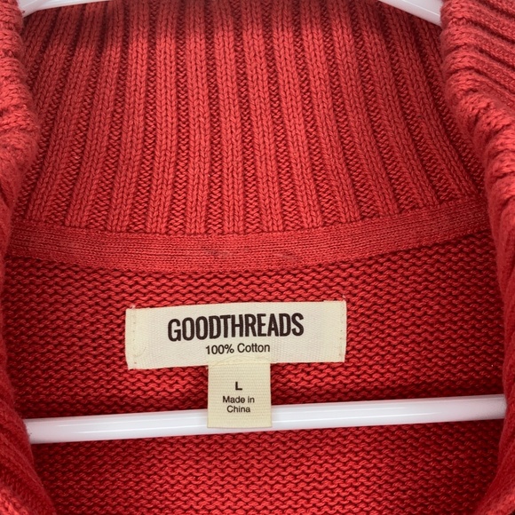 Knit quarter zip sweater large - Picture 3 of 4